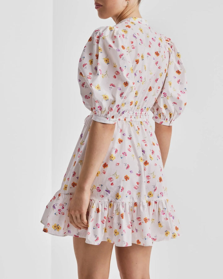 Poplin Mini Dress - Morning Bloom
