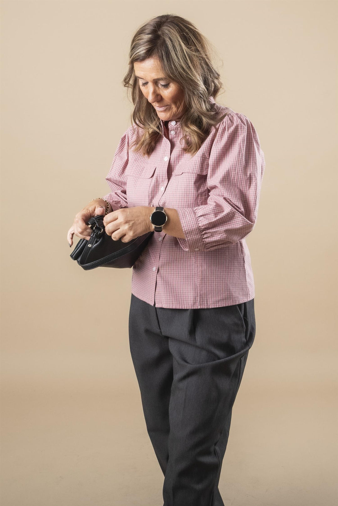 Chinette Shirt - Brandied Apricot Check