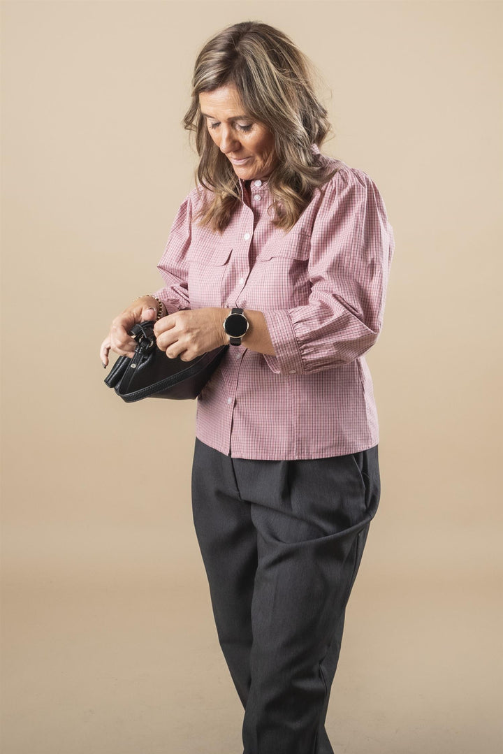 Chinette Shirt - Brandied Apricot Check