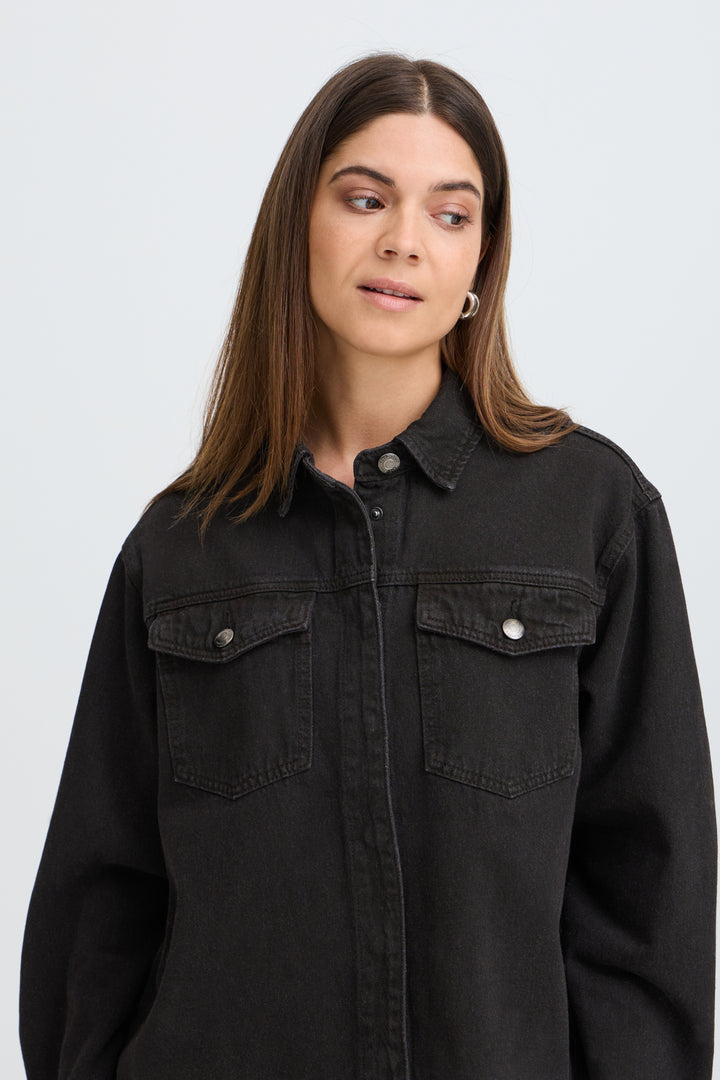 PZDORIT OVERSHIRT - Espresso