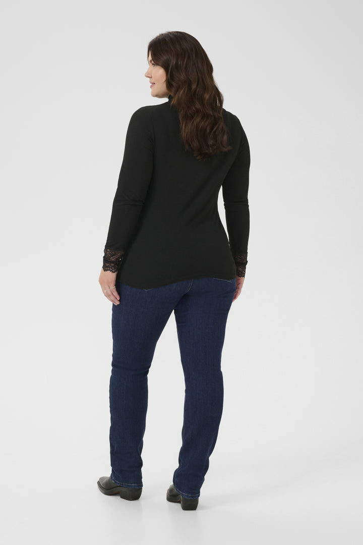 KComia Turtleneck T-Shirt - Black deep