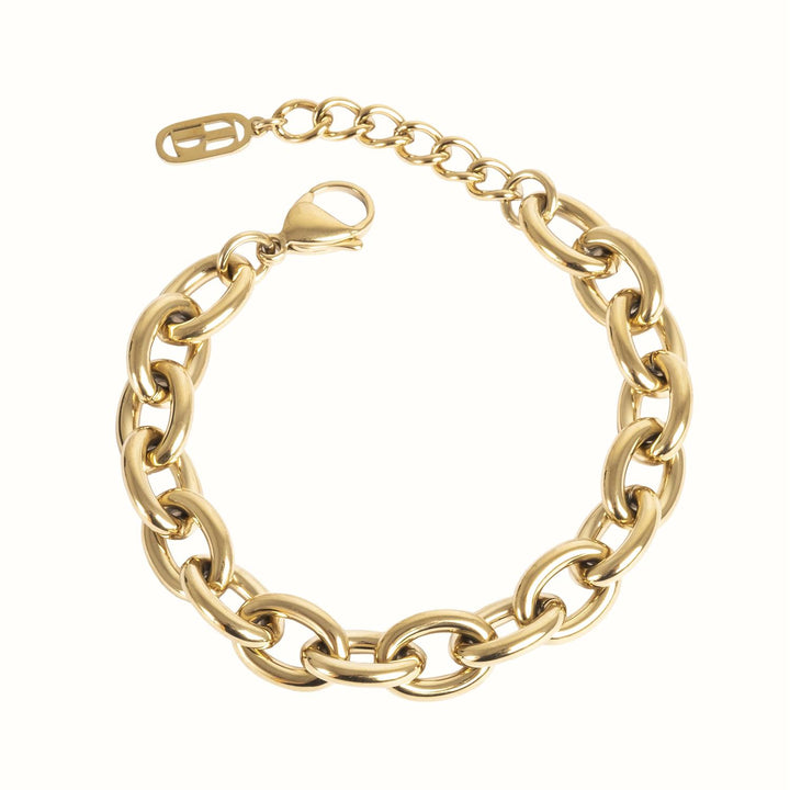 Dawn Bracelet by Tone Damli - Gold/Steel