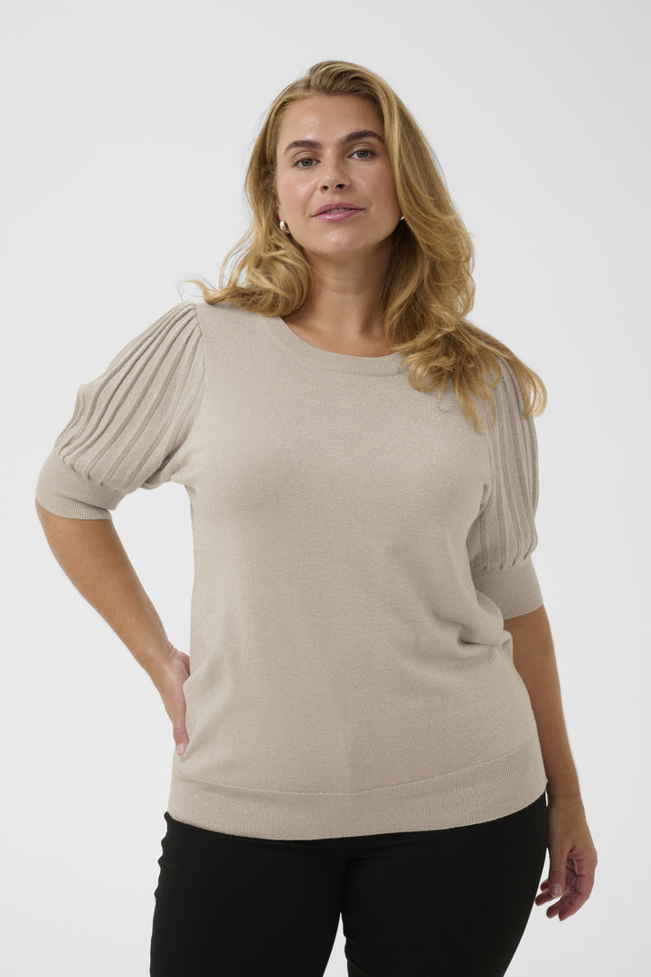 KCregitta Pleat Pullover - Feather Grey