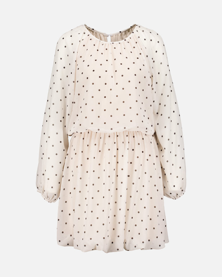 Cindy Polka Dress - Off-White