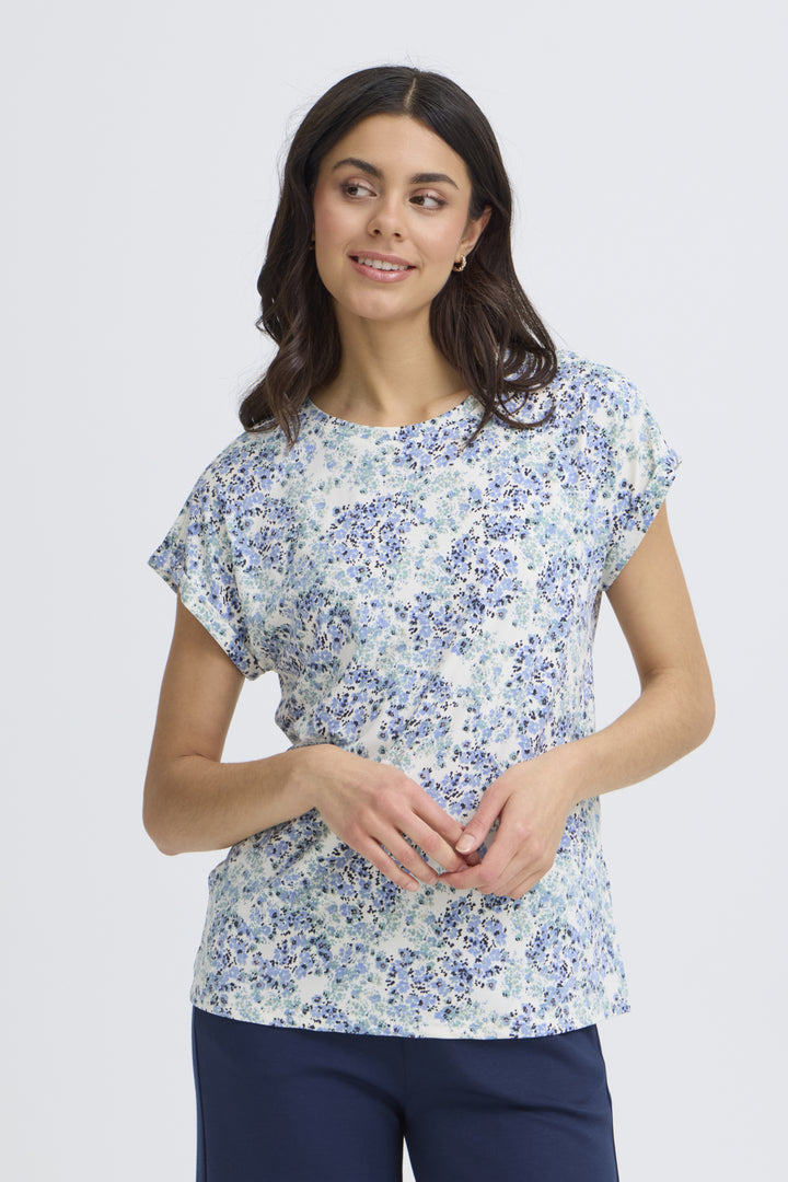 FRSEEN TEE 1 - S. FLORAL HYDRANGEA