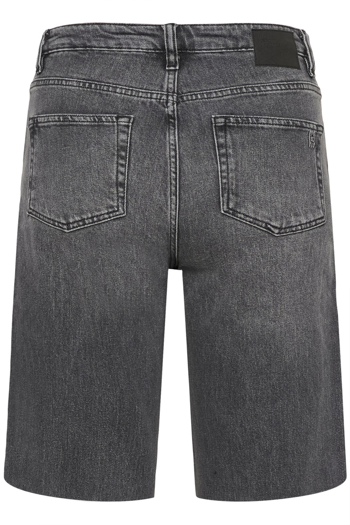 LouisMW 139 High Long Shorts - Black Retro Wash