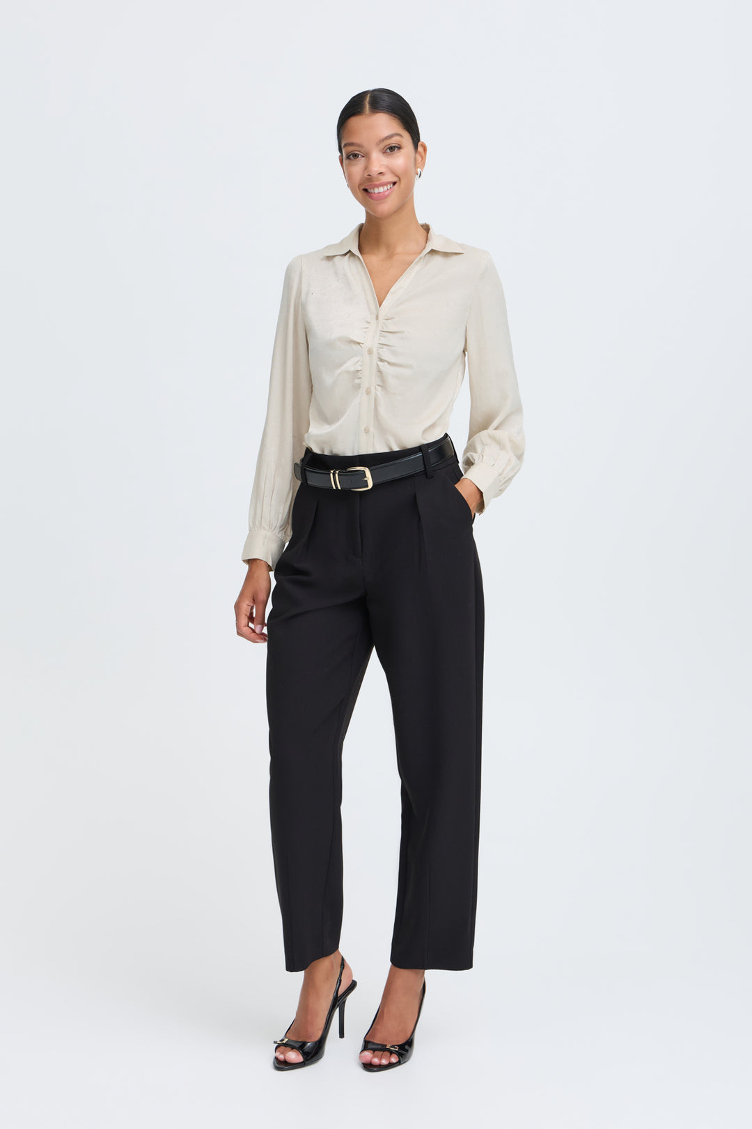 BYHALLE SHIRT 2 - Oatmeal