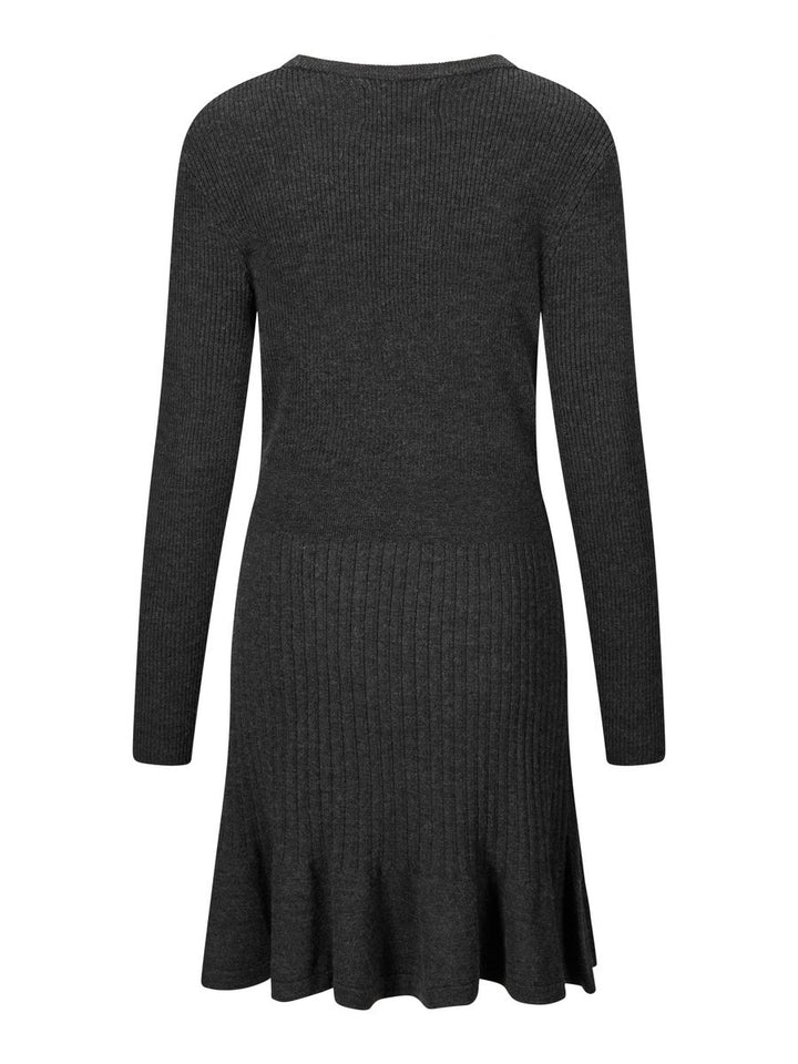 Oline Merino Dress - Dark Grey
