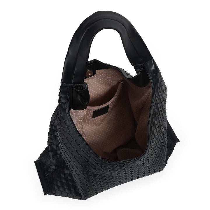 Jean flettet shopper - Brown