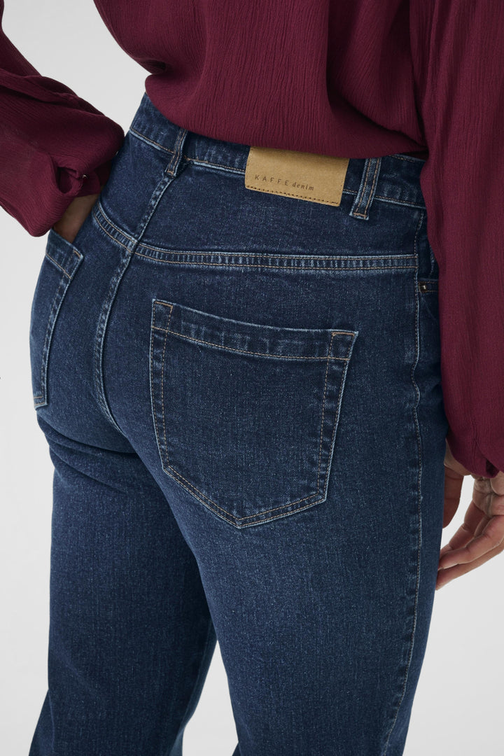 KAmaris Reg Fit Jeans - Dark blue denim