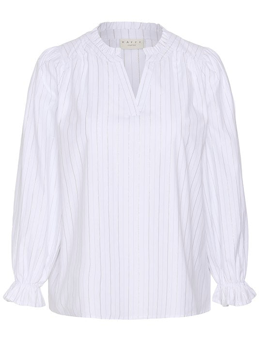 KCellia Blouse - Chalk/silver stripe