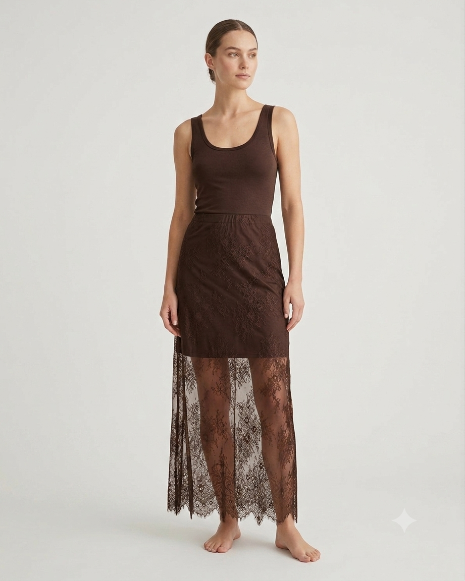 Dusty HighWaist Skirt - Delicioso