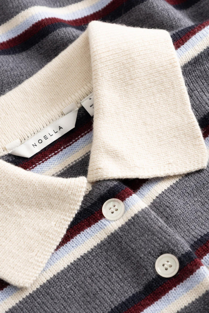 Merryl Knit - Grey Stripe