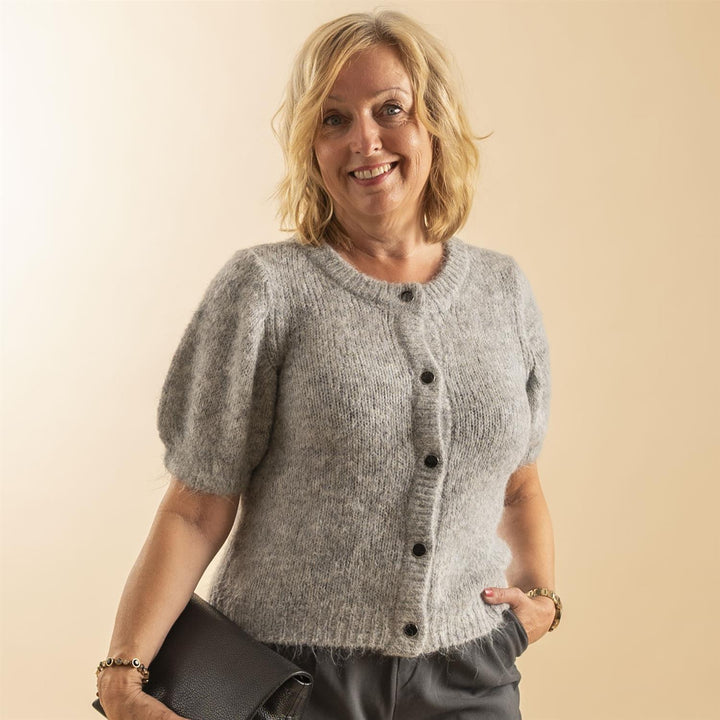 KAemilie Evi Cardigan - Grey melange