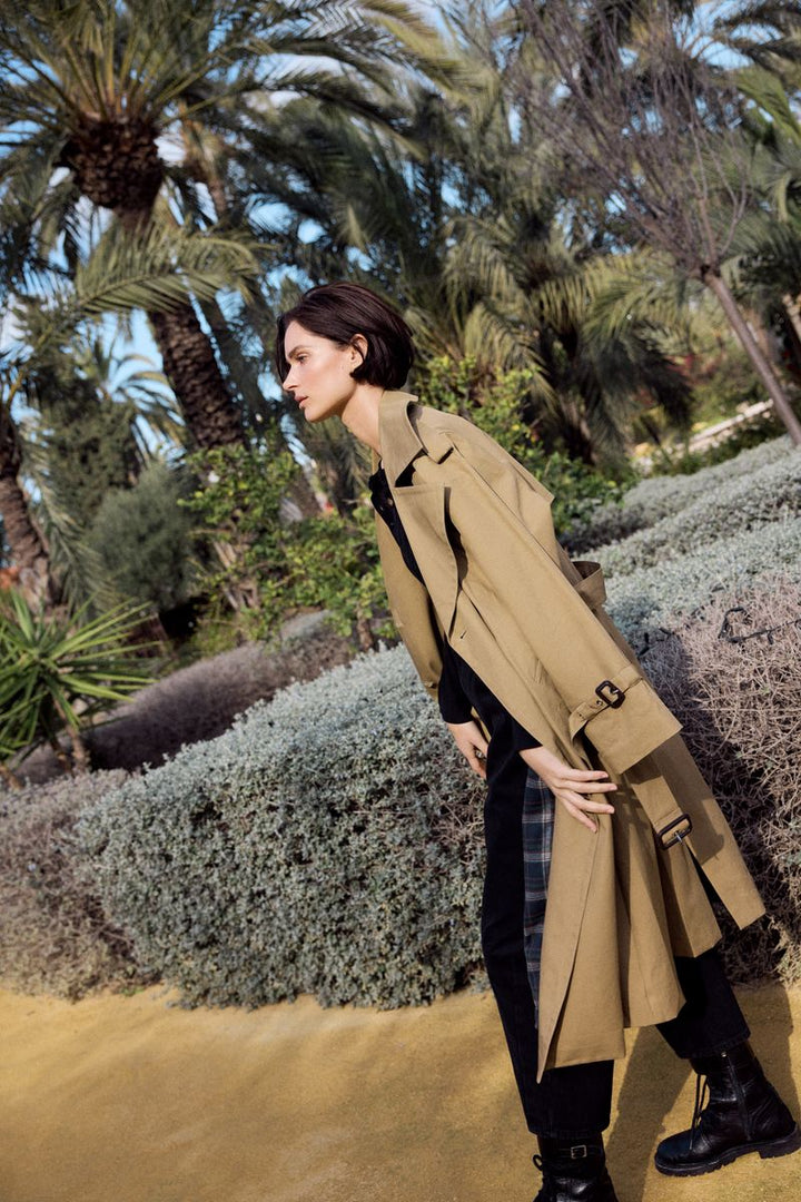Audrey Trench Coat - Khaki