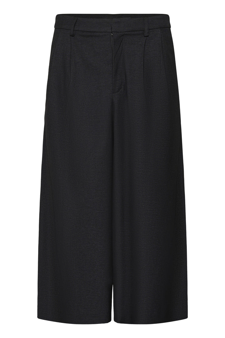 KAgabby Culotte Pants - Dark Grey Melange