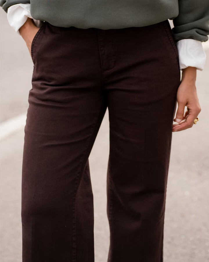 Anelis 5790 Cotton Pants - Chocolate