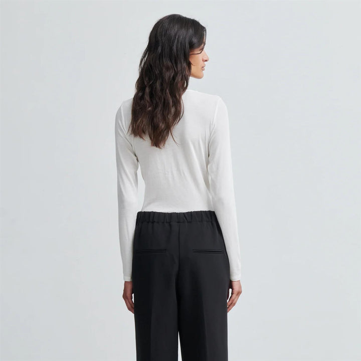 Matima O-Neck Long Sleeve Tee - Off White