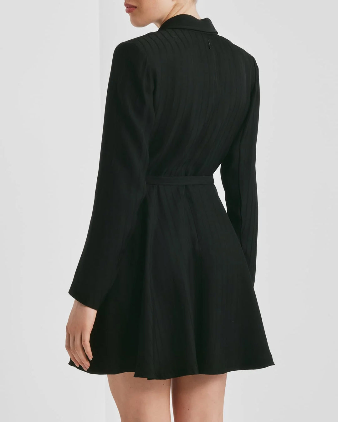 Tailored Mini Dress - Black