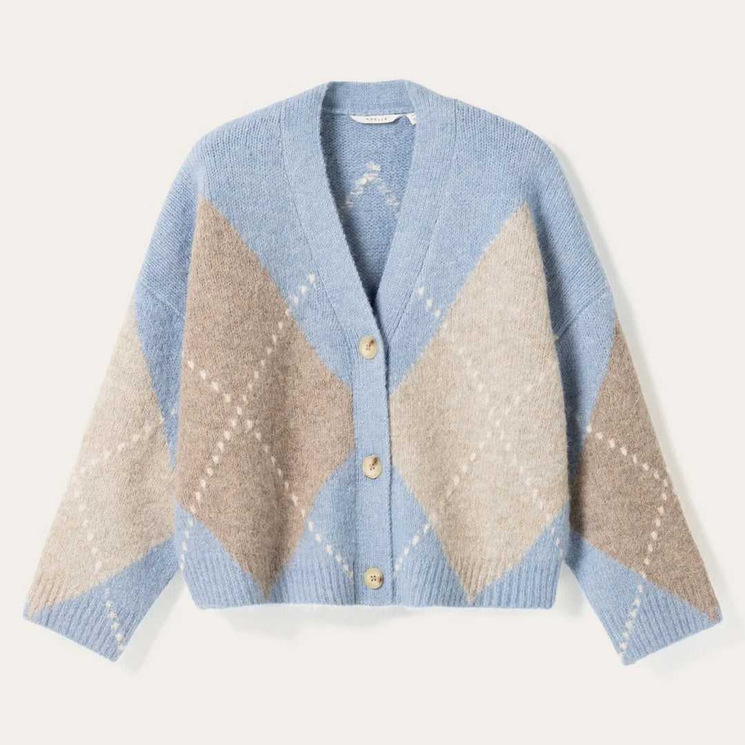 Laiana Knit Cardigan - Sky Blue Mix