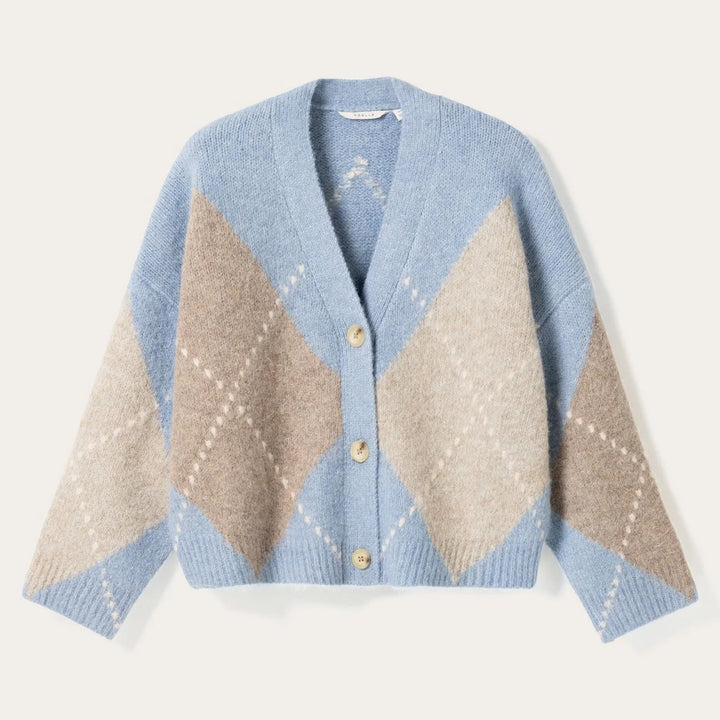 Laiana Knit Cardigan - Sky Blue Mix