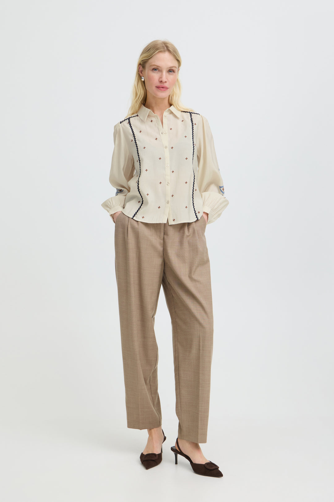 BYIRISA SHIRT - Birch
