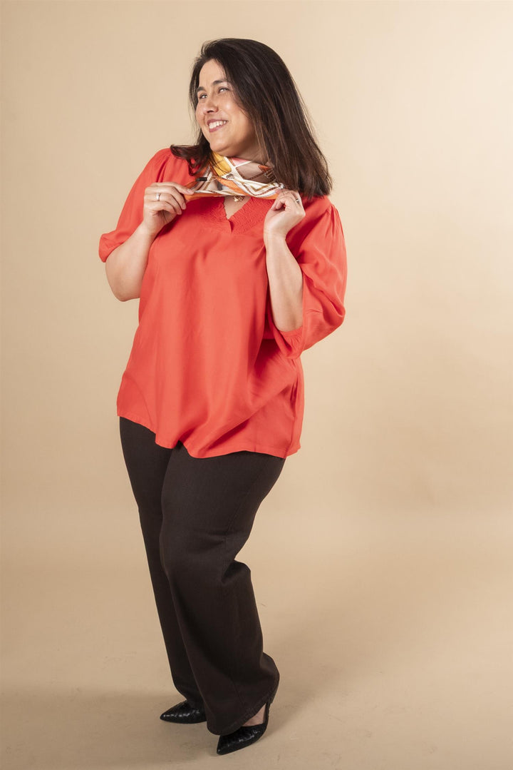 KCdania Blouse - Cayenne