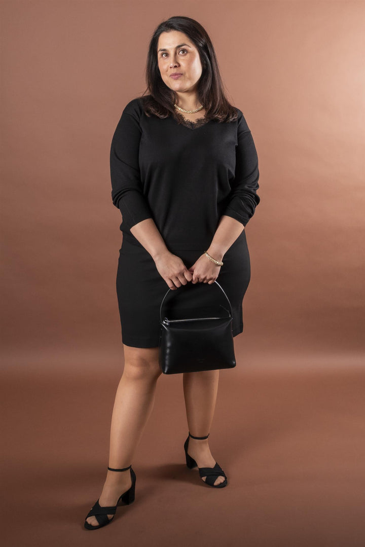 KAlizza Lace Pullover - Black