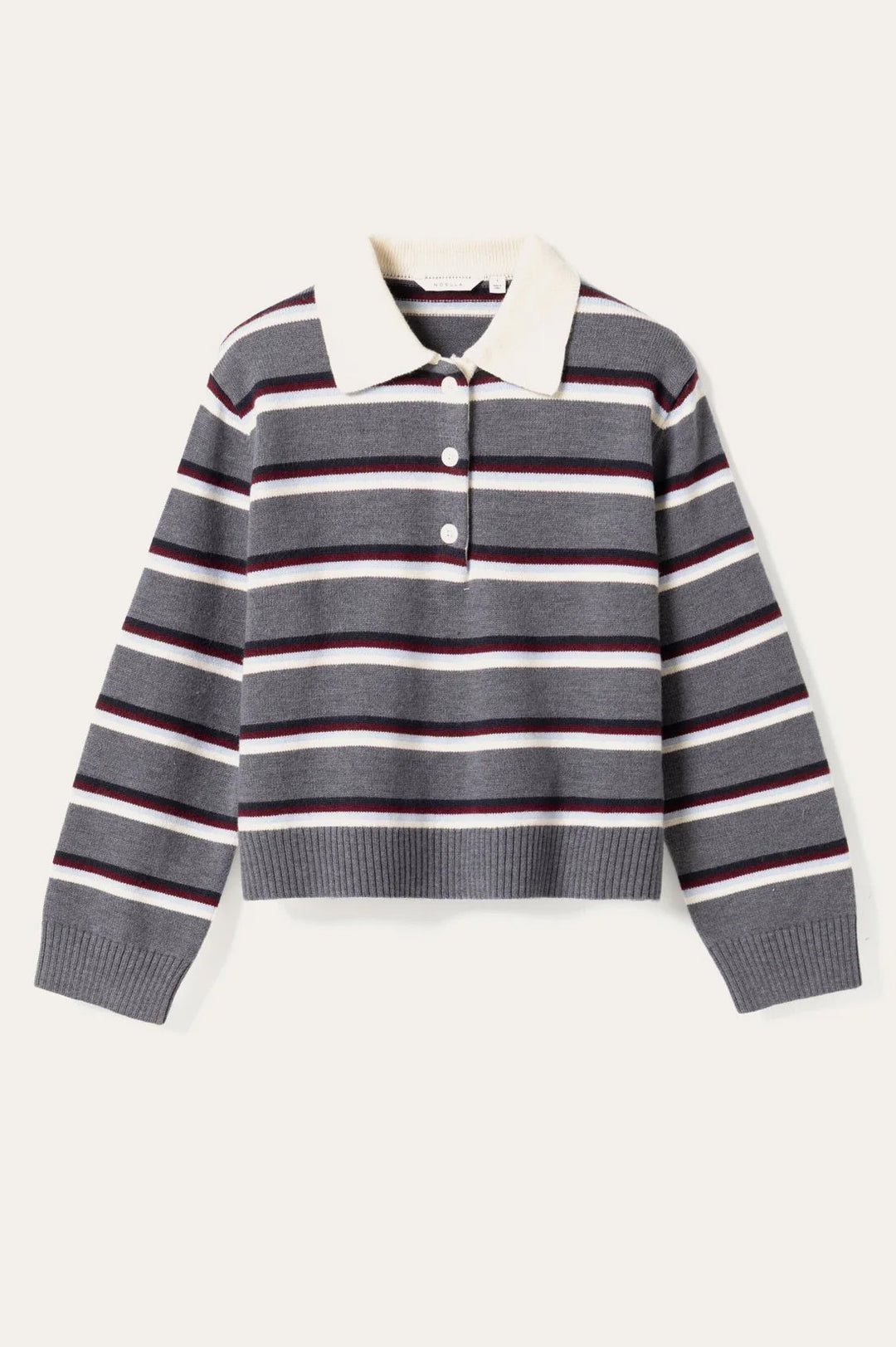 Merryl Knit - Grey Stripe