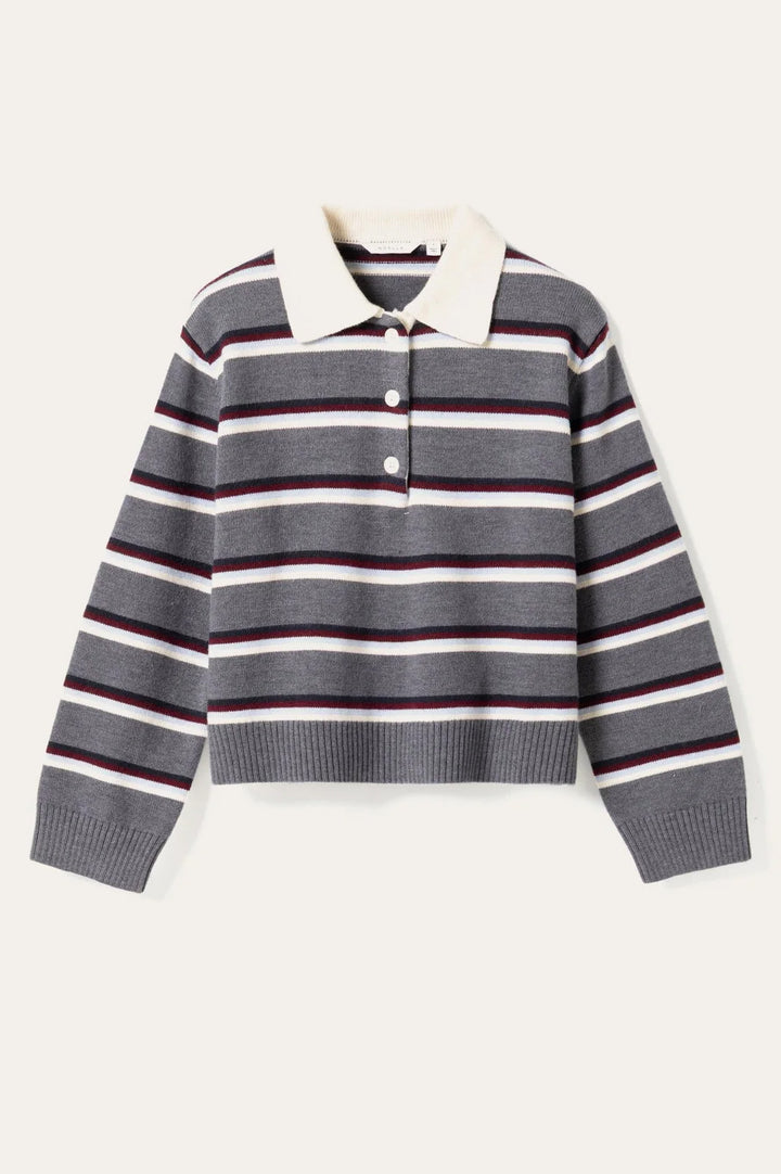 Merryl Knit - Grey Stripe