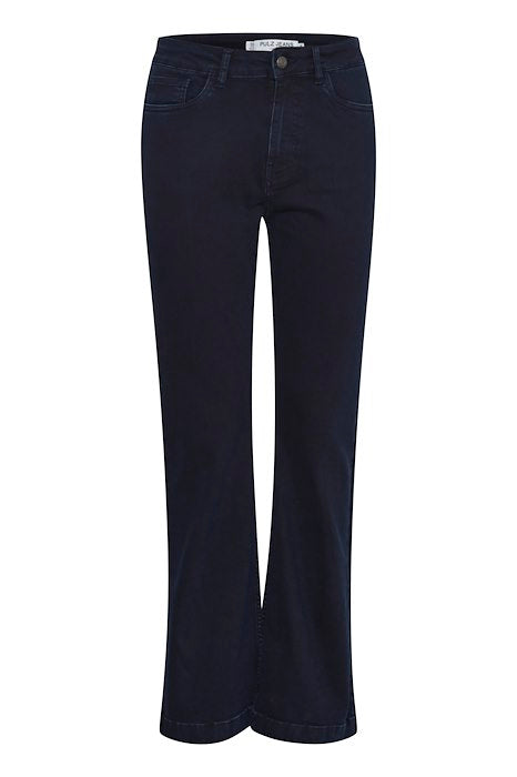 PZBECCA Ultra HighWaist Bootcut Leg - Blue Black Denim