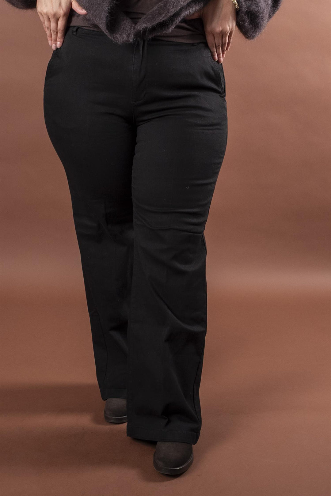 Anelis 5790 Cotton Pants - Black