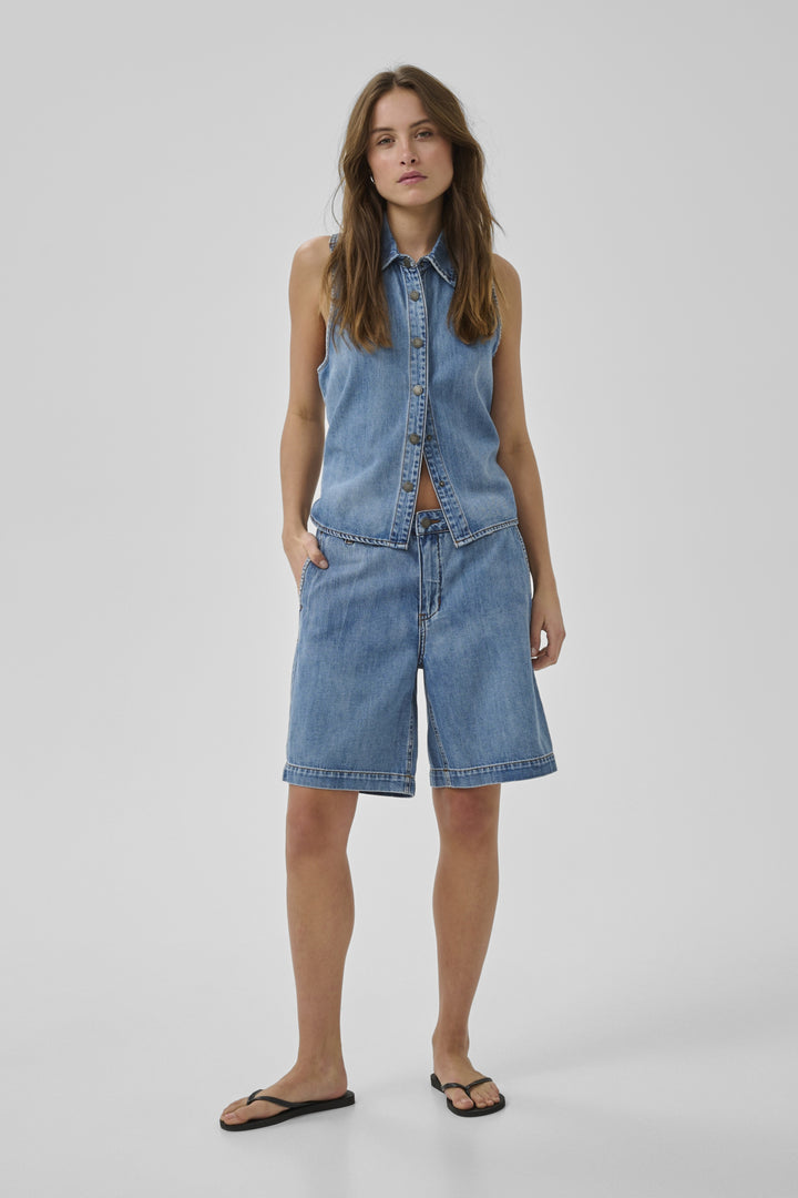 Kamma 171 Shorts - Medium Clear Blue Wash