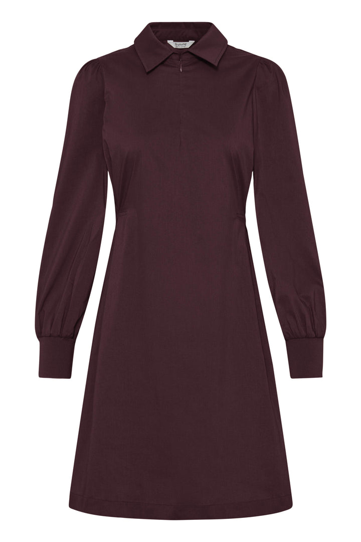 BYGABINA PLEAT DRESS - Fig