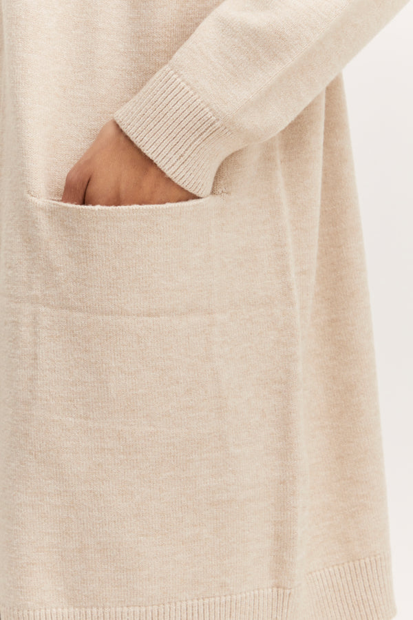 BYNONINA CARDIGAN - Cement Melange