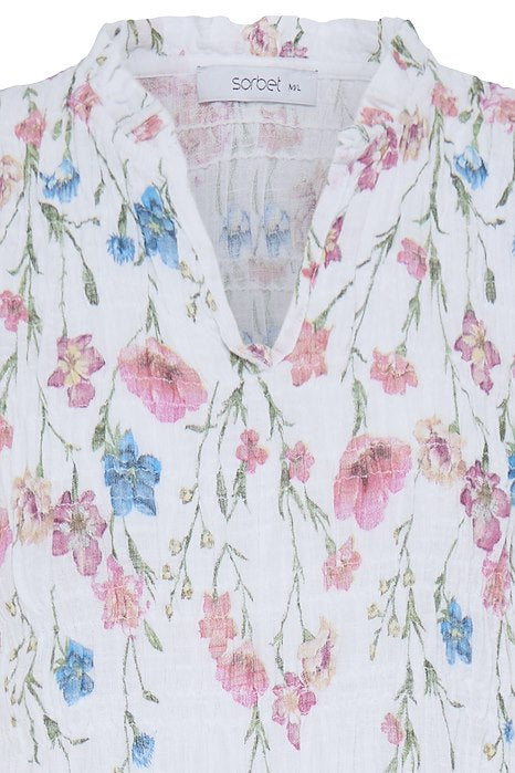 ALEXA Flower Dress  - Snow White