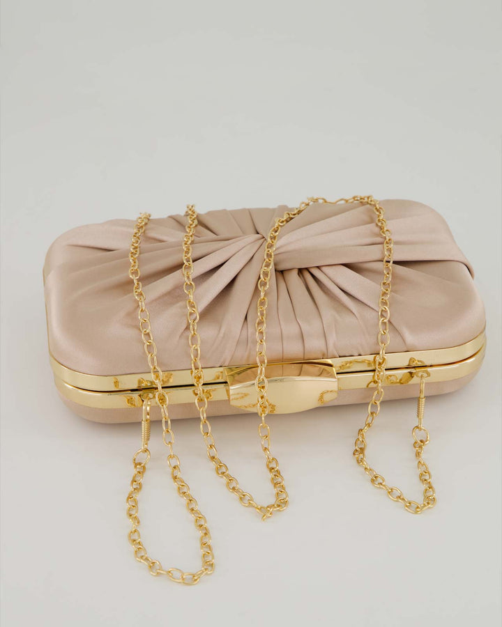 Cameron Clutch Satin - Lt. Pink