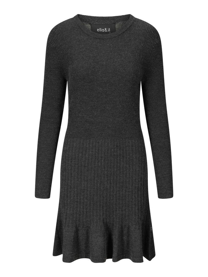 Oline Merino Dress - Dark Grey