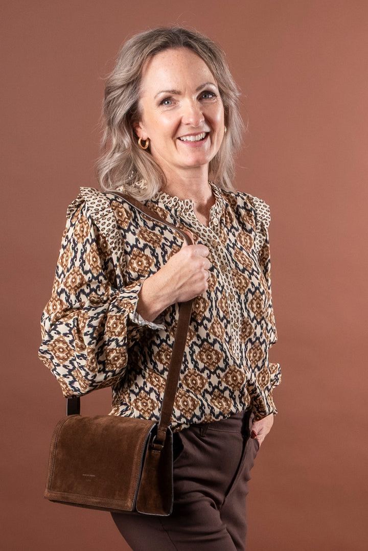 ALORA BLOUSE - Pumice Stone
