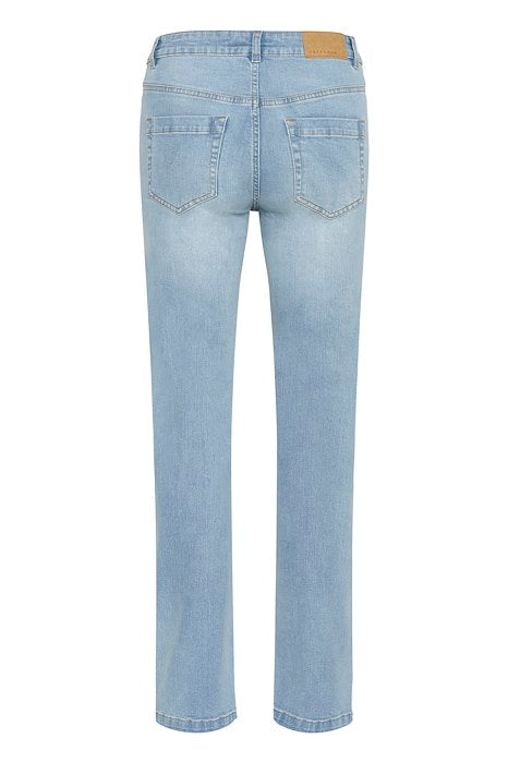 KAmaris Reg Fit Jeans - Light Blue Washed Denim