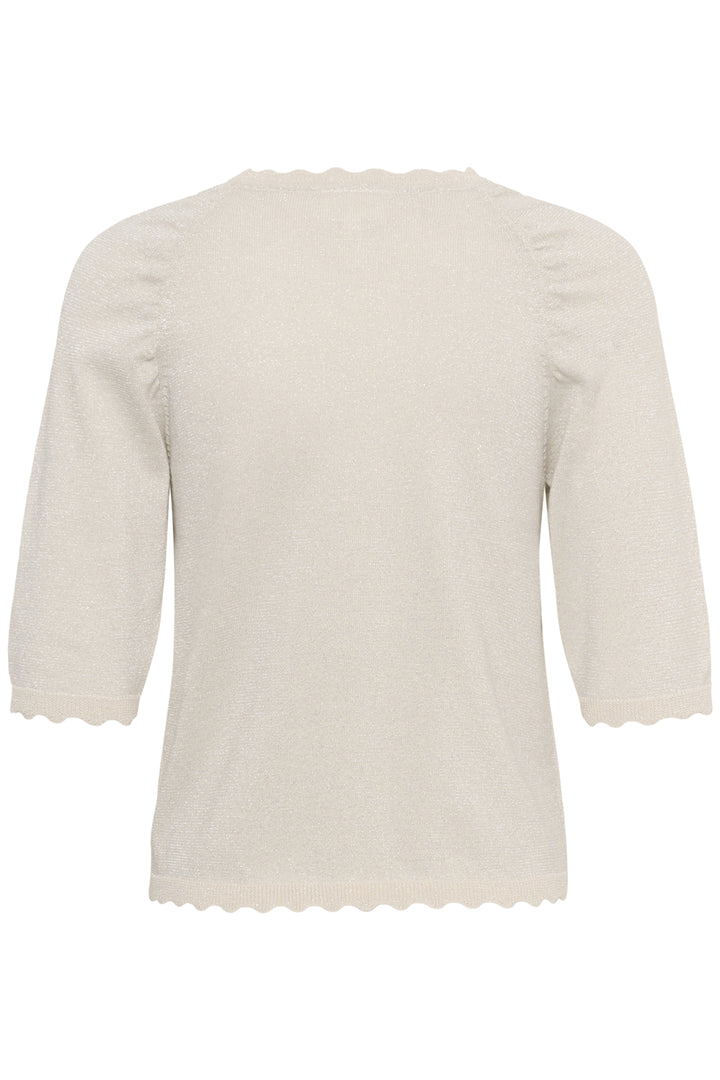 Dot Pullover - Whitecap Gray with Lurex