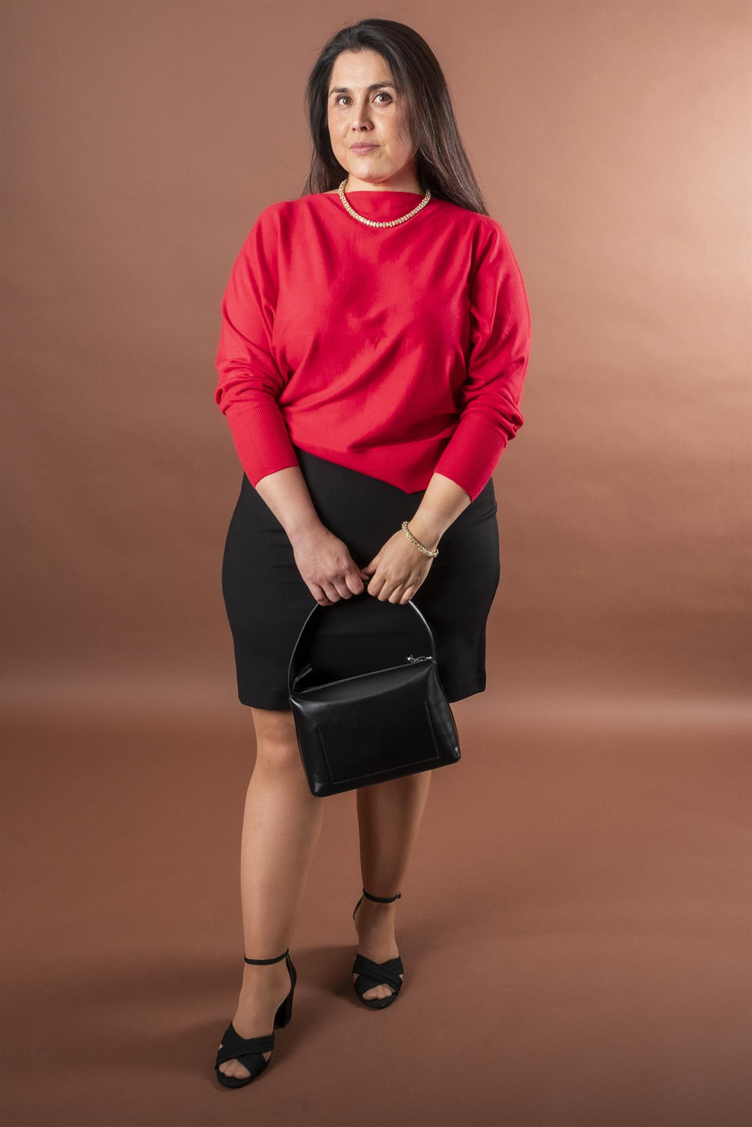KClizzy Batwing Pullover - Crimson