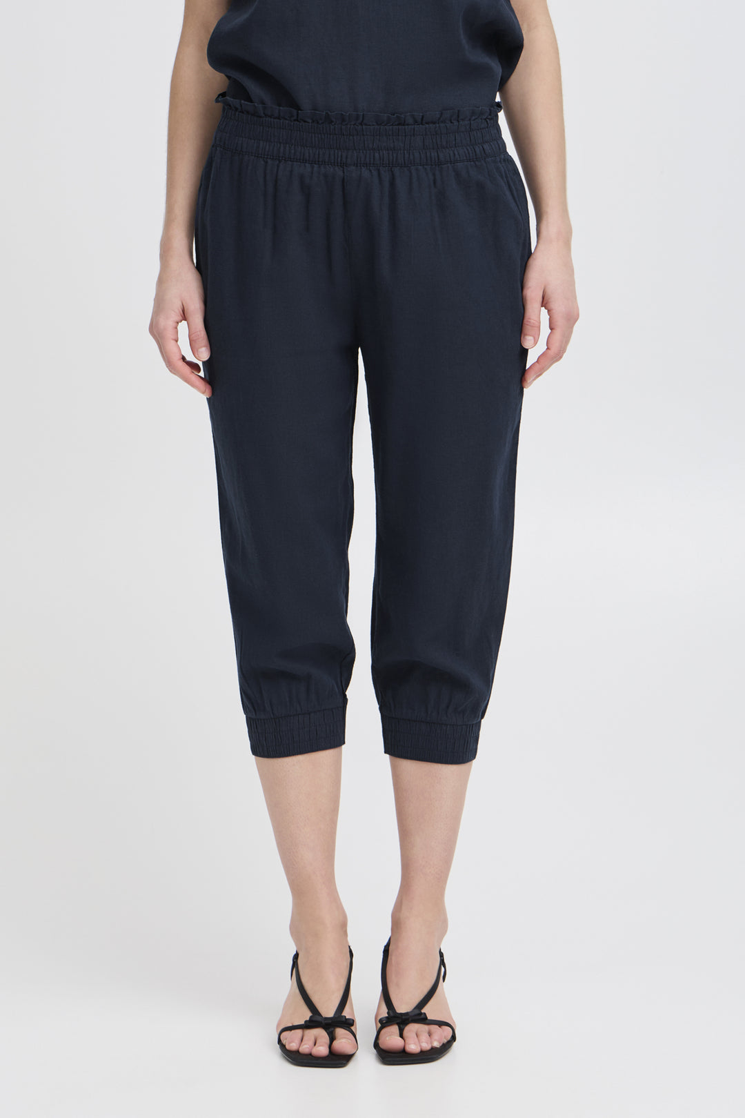 BYFALAKKA CAPRI PANTS - Copenhagen Night