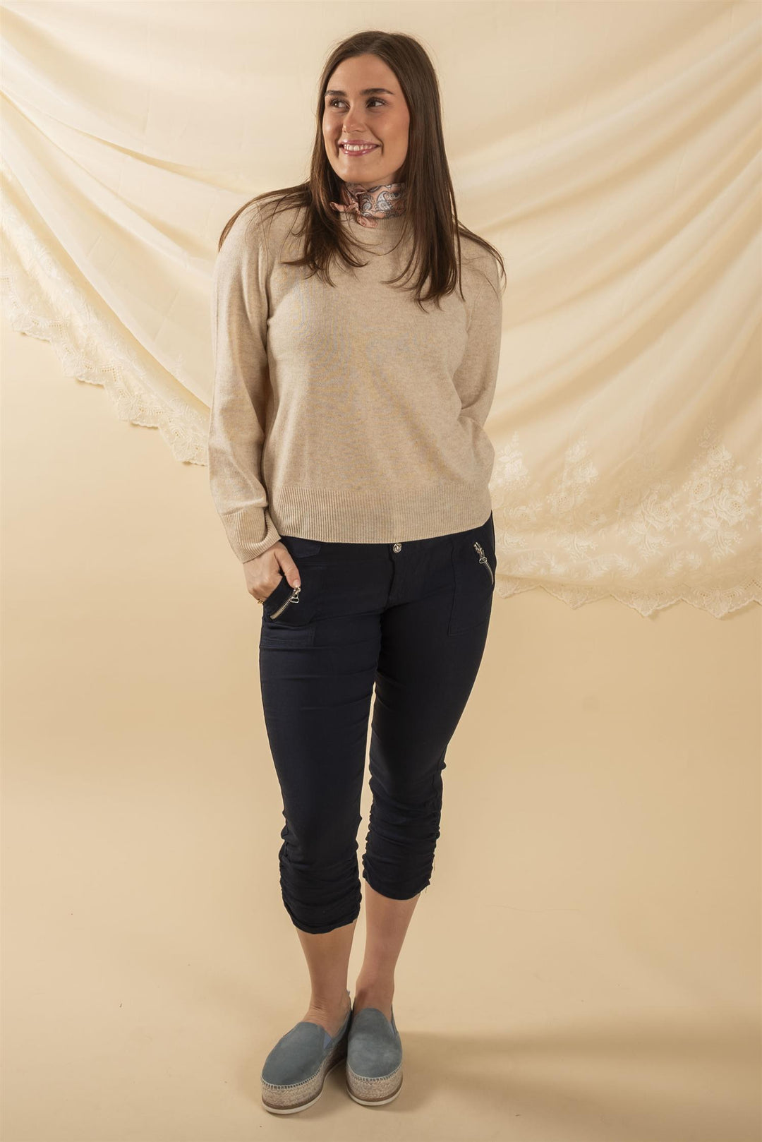 Silje Pullover - Haze Melange