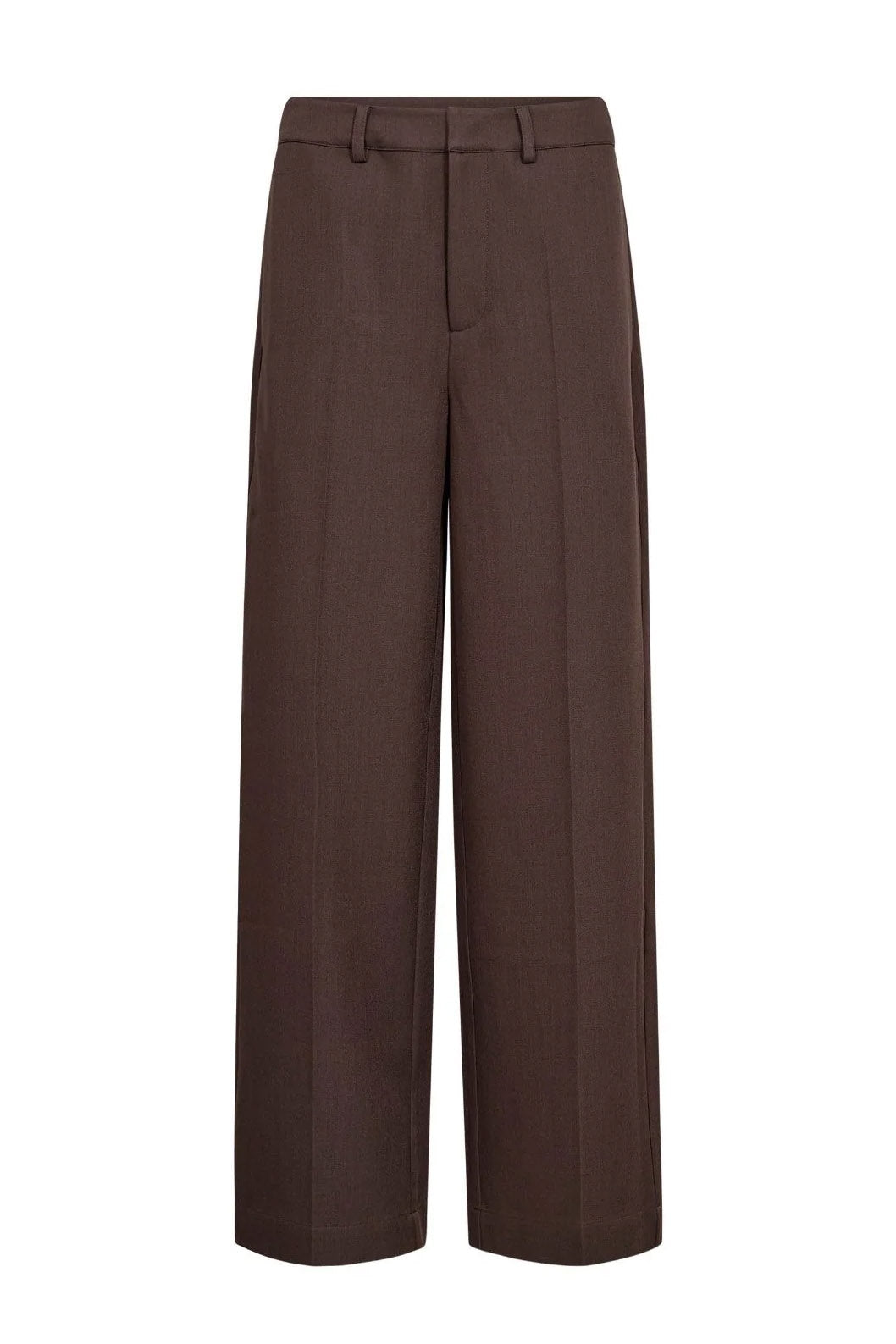 Luna Wide Pant - Dark Brown