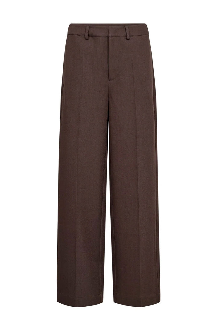 Luna Wide Pant - Dark Brown