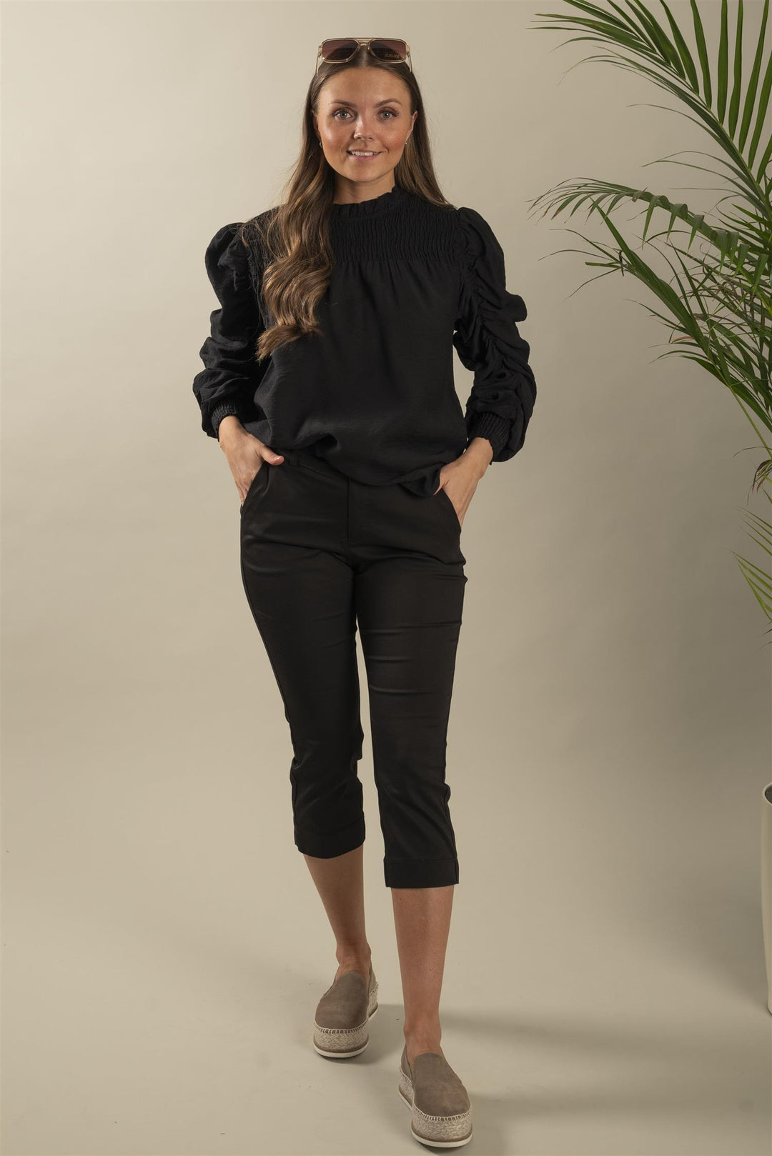 KAlea Capri Pants - Black deep
