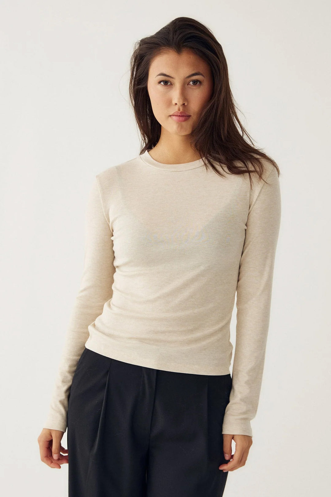 Lidie LS Top - Oatmeal