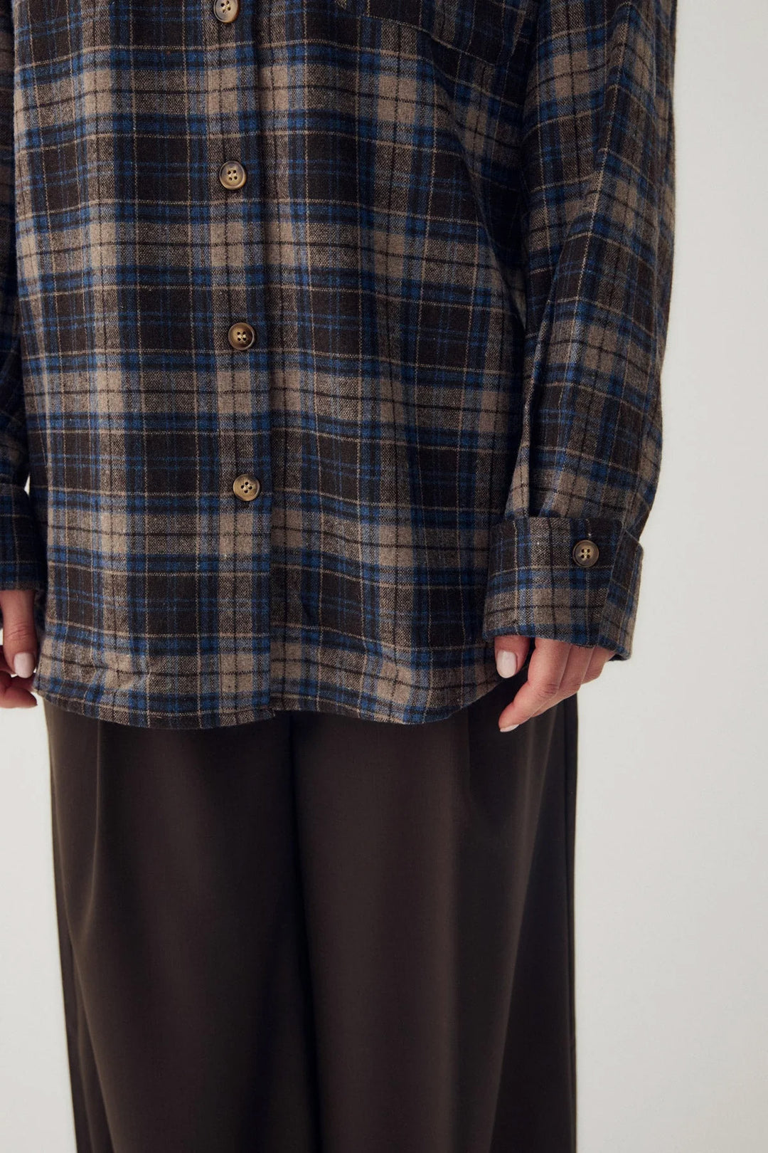 Marlon Shirt - Brown Blue