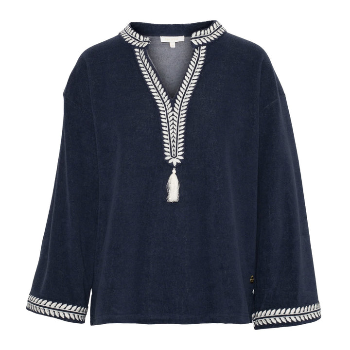 Kaftan Top - Navy